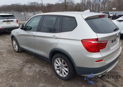 2013 BMW X3 xDrive28I z USA, uszkodzony, nr VIN 5UXWX9C52D0A28522